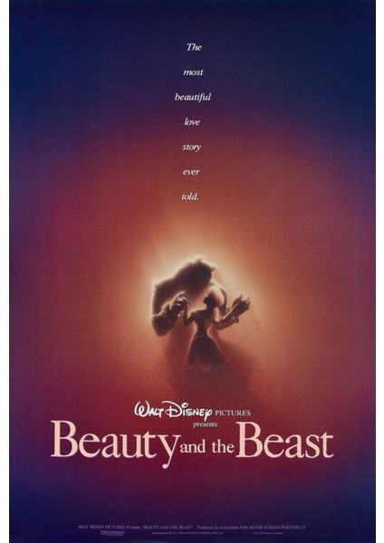 Beauty And The Beast (1991) 4 ( Folyo ) - Afiş - POSTER-1708 ( 70 cm x 100 cm )