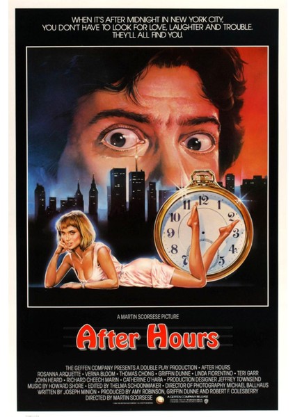 After Hours (1985) 1 ( Folyo ) - Afiş - POSTER-1175 ( 70 cm x 100 cm )