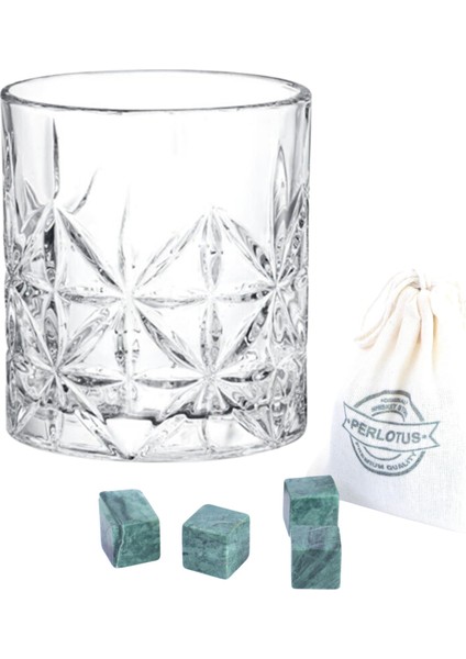 330 cc Paris Serisi Büyük Kadeh Viski Bardağı 4 Adet Viski Taşı Hediyeli modelleri