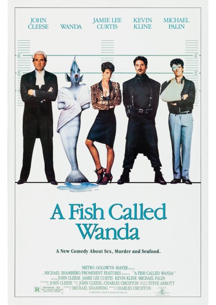 A Fish Called Wanda (1988) 1 ( Folyo ) - Afiş - POSTER-1084 ( 70 cm x 100 cm )