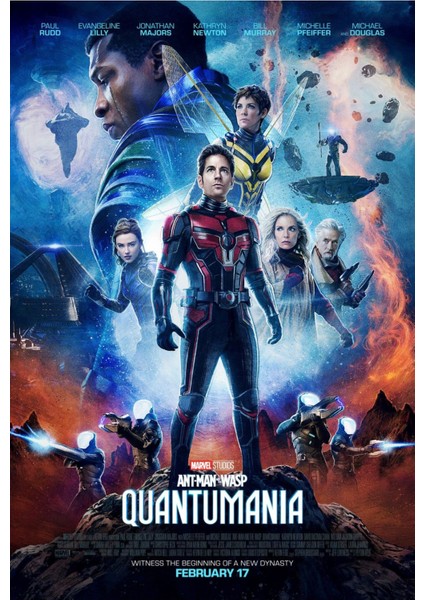 Ant-Man And The Wasp Quantumania (2023) ( Folyo ) - Afiş - POSTER-1363 ( 70 cm x 100 cm )