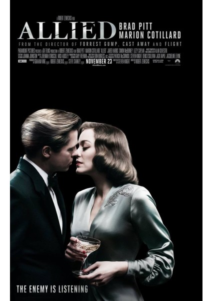 Allied (2016) ( Folyo ) - Afiş - POSTER-1268 ( 70 cm x 100 cm )