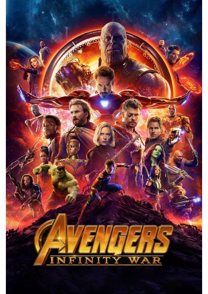 Avengers Infinity War (2018) 0005 ( Folyo ) - Afiş - POSTER-1508 ( 70 cm x 100 cm )