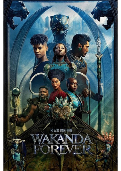 Black Panther Wakanda Forever (2022) 6 ( Folyo ) - Afiş - POSTER-1801 ( 70 cm x 100 cm )