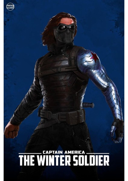 Captain America The Winter Soldier (2014) 3 ( Folyo ) - Afiş - POSTER-1993 ( 70 cm x 100 cm )