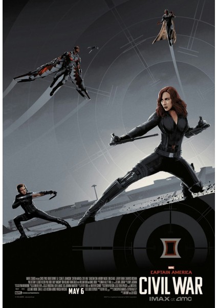 Captain America Civil War (2016) 19 ( Folyo ) - Afiş - POSTER-1981 ( 70 cm x 100 cm )