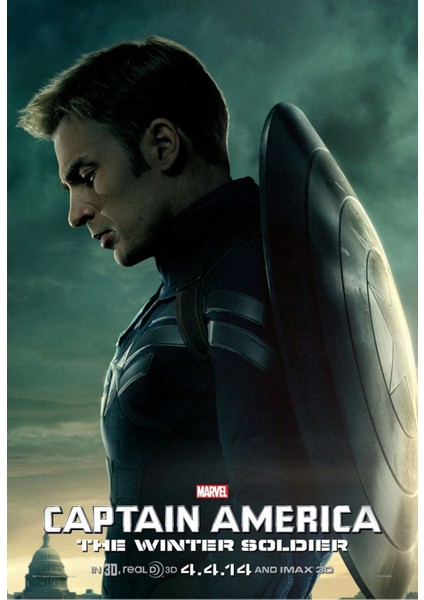 Captain America The Winter Soldier (2014) ( Folyo ) - Afiş - POSTER-1990 ( 70 cm x 100 cm )