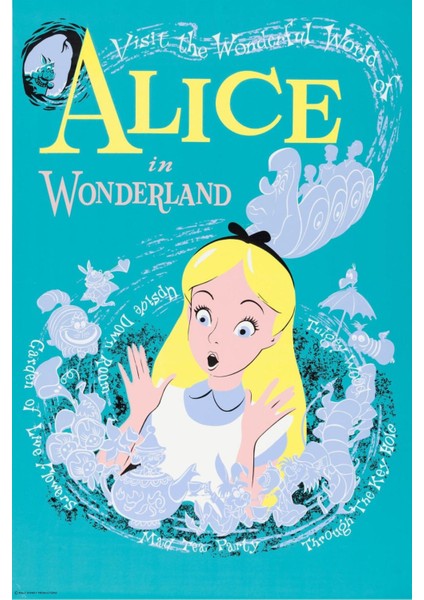 Alice In Wonderland (1951) 1 ( Folyo ) - Afiş - POSTER-1209 ( 70 cm x 100 cm )