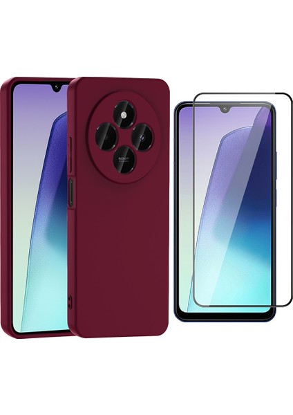 Xiaomi Redmi 14C 4G Kılıf Zore Mara Lansman Kapak + Ekran Koruyucu