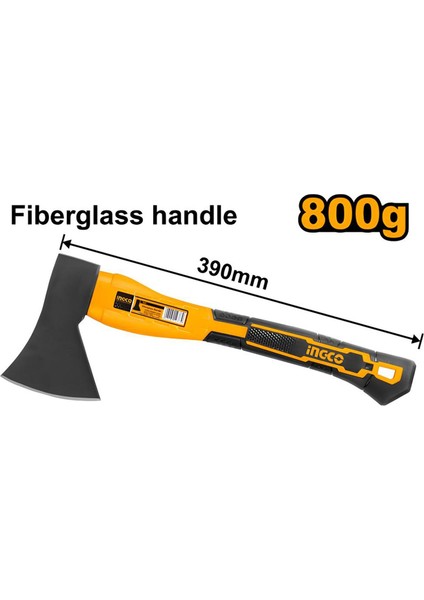 HAX0208008 Balta Fiber Saplı 800 gr Keskin Sağlam Kamp Baltası Odun Ağaç Kesme Kesim Ayırma modelleri
