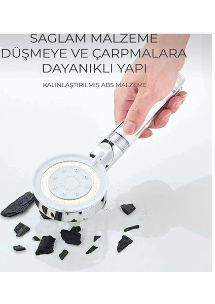 Filtreli/ Kireç Önleyici Beş Fonksiyonlu Krom Duş Başlığı fiyatları