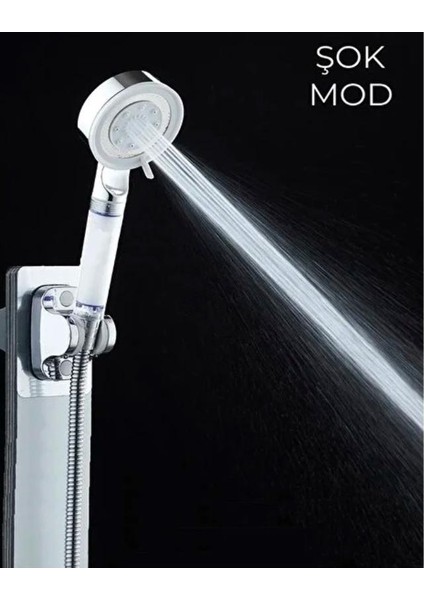 Filtreli/ Kireç Önleyici Beş Fonksiyonlu Krom Duş Başlığı modelleri