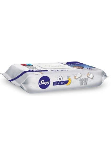 Nessiworld Sleepy Xl Lavanta Kokulu Bebek Vücut Temizleme Mendili 50 Yaprak