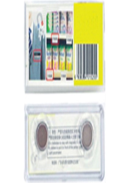Mıknatıslı Yaka Isimliği 7,5x2,7 cm (Pakette 25 Adet)