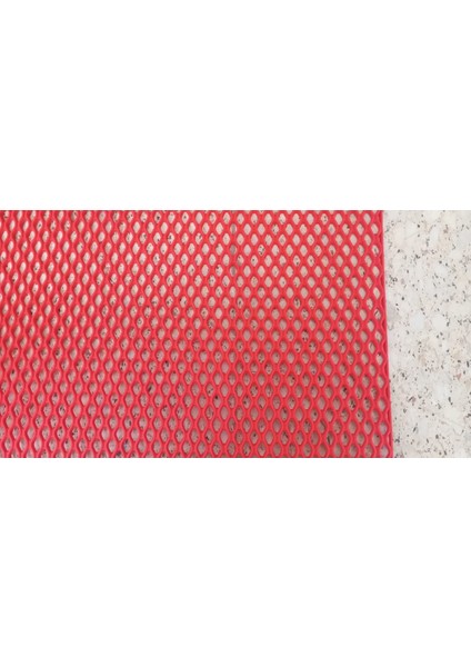 Pvc Paspas Kırmızı Yeni S Zincir Desen Islak Zemin Matı Kaymaz Banyo Paspas