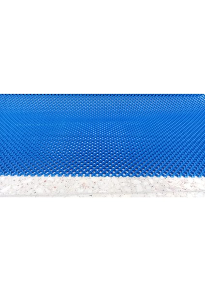 Pvc Paspas Mavi Yeni S Zincir Desen Islak Zemin Matı Kaymaz Banyo Paspas