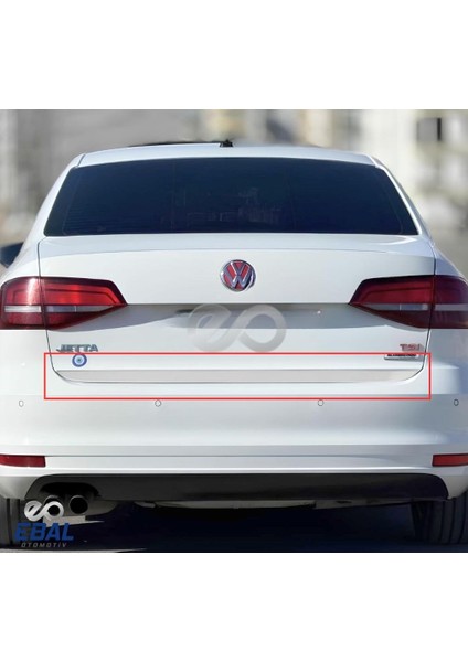 Vw Jetta Krom Bagaj Alt Çıtası 2015-2018 Arası Paslanmaz Çelik