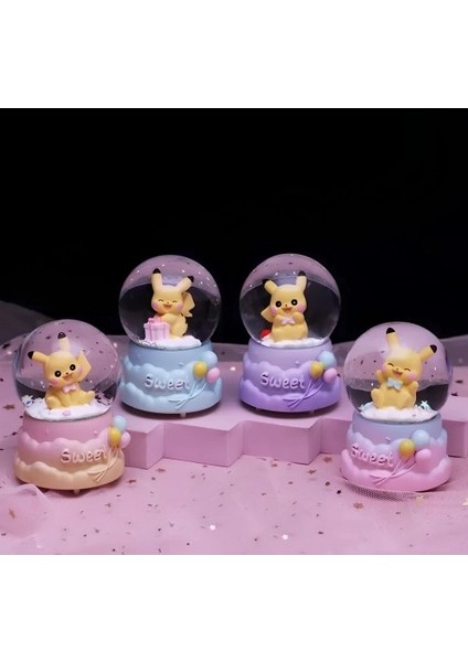 Figürlü Işıklı Kar Küresi 7 cm