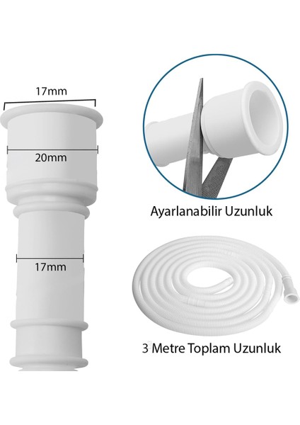 3 Metre Klima Drenaj Gider Borusu (4767) - ISL9029-9245