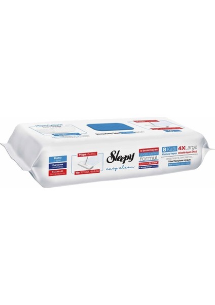 Nessiworld Sleepy Yer Temizlik Havlusu Mop Uyumlu 50 Adet Çamaşır Suyu