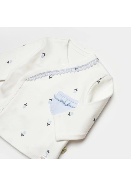 Nessiworld Bibaby Biorganic Love Floral 3 Parça Zıbın Seti 73346 Ekru Lila indirimleri