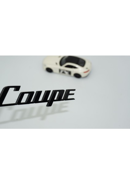 Coupe Siyah Abs 3m 3D Bagaj Yazı Logo