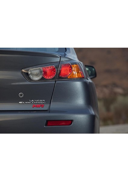 Lancer Evolution Mr Kırmızı Bagaj Yazı Logo Mitsubishi Ile Uyumlu