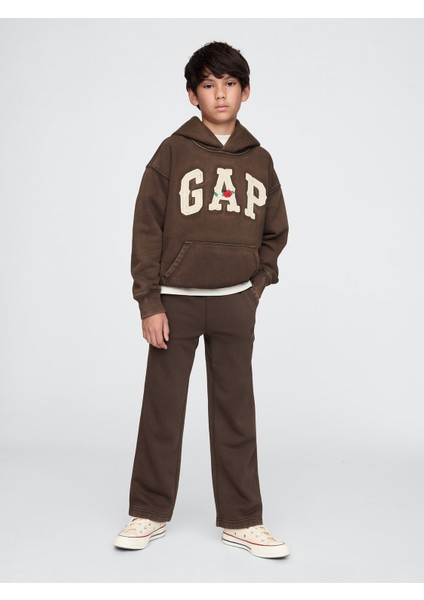 Erkek Çocuk Kahverengi Gap Logo Vintage Soft Baggy Eşofman Altı