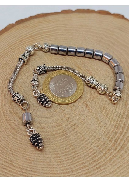 Hematit Taşı Silindir Kesim Sallamalık Zaza Tesbih 6mm (48194) modelleri
