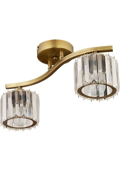 Tufty 2li Eskitme Kristalli Modern Yatak Odası Salon Kristal Avize modelleri