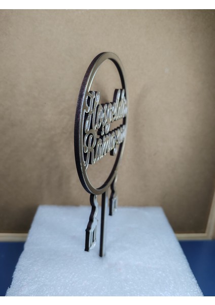 Hoşgeldin Ramazan Kandil Pasta Süsü GÜMÜŞ fiyatları