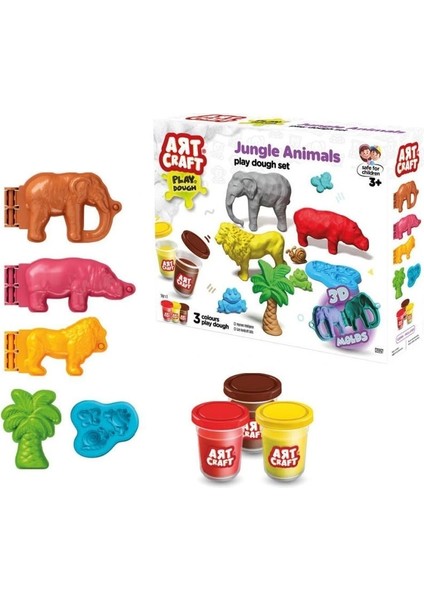 Nessiworld 03997 Art Craft Orman Hayvanları Hamur Set 168 gr -Fentoys fiyatları