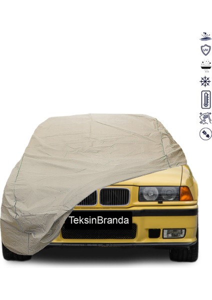 Bmw 3 Serisi E36 (1990 - 2000) Araba Brandası Su Geçirmez Branda Miflonlu Premıum Oto Branda