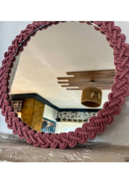 Dekoratif Örgü Bohem Ayna 24X24 cm fiyatları