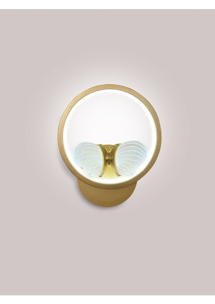 Kelebek Yuvarlak Modern Ithal LED Aplik