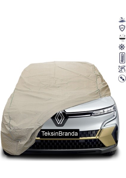 Renault Megane E Tech (2022 - ) Araba Brandası Su Geçirmez Branda Uv Korumalı Oto Branda