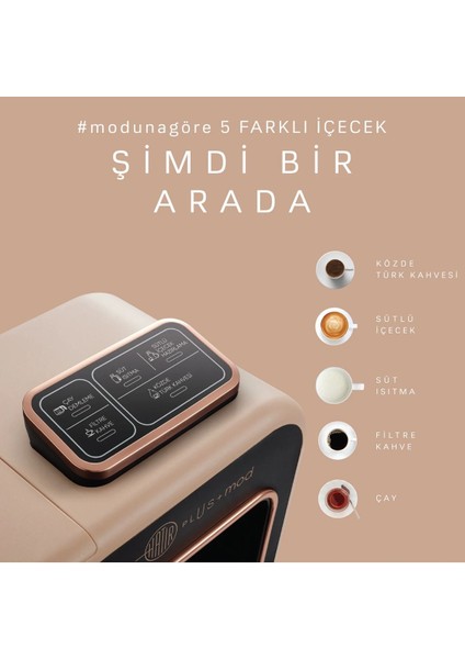 5 I 1 Arada Konuşan Türk Kahvesi, Sütlü Türk Kahvesi, Sütlü Içecek, Filtre Kahve, Çay Demleme Makinesi + Onerous Tartı fırsatları