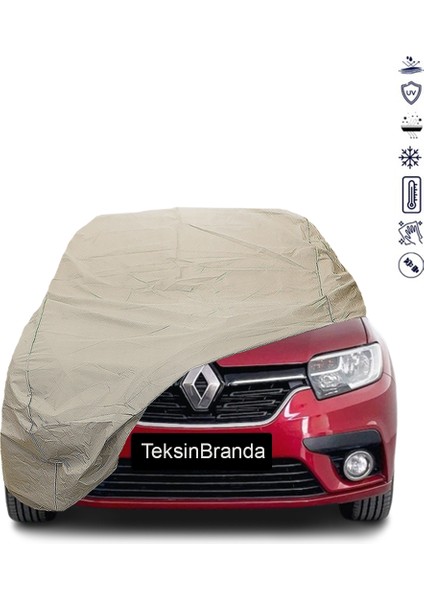 Renault Symbol 3 (2013 - ) Araba Brandası Su Geçirmez Branda Miflonlu Uv Korumalı Oto Branda