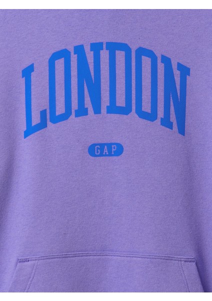 Erkek Çocuk Mor Vintage Soft Relaxed Sweatshirt modelleri