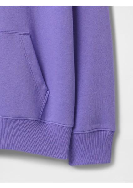 Erkek Çocuk Mor Vintage Soft Relaxed Sweatshirt fırsatları