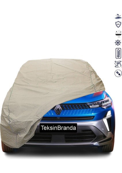 Renault Captur 2 (2019 - ) Araba Brandası Su Geçirmez Branda Miflonlu Uv Korumalı Oto Branda