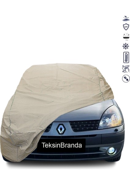 Renault Symbol 1 (2002 - 2008) Araba Brandası Su Geçirmez Branda Miflonlu Uv Korumalı Oto Branda