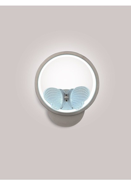 Kelebek Yuvarlak Modern Ithal LED Aplik