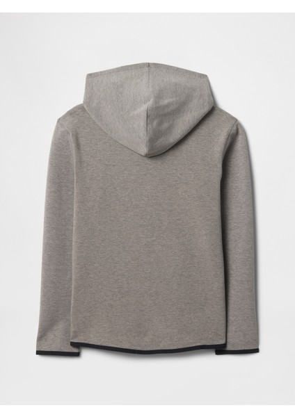 Erkek Çocuk Gri Gapfit Tech Fermuarlı Sweatshirt modelleri