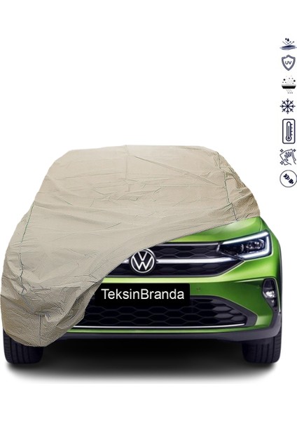 Volkswagen Taigo Araba Brandası Su Geçirmez Branda Miflonlu Uv Korumalı Oto Branda