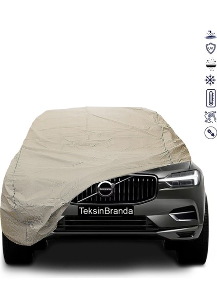 Volvo XC60 Araba Brandası Su Geçirmez Branda Miflonlu Uv Korumalı Oto Branda