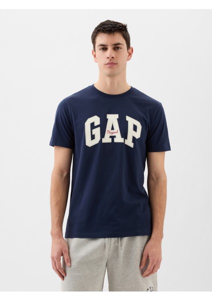 Erkek Lacivert Gap logo tshirt