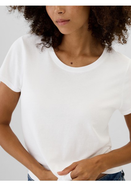 Kadın Beyaz Favorite 2'li T-Shirt Seti modelleri