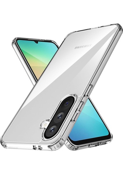 Samsung Galaxy A26 Uyumlu Şeffaf Kamera Korumalı Kılıf