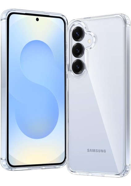 Samsung Galaxy S25 Plus Uyumlu Şeffaf Kamera Korumalı Kılıf